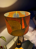 Double-sided ‘Circle In The Sand’ Ankara print lampshade