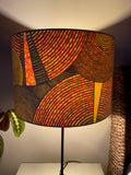 Double-sided ‘Circle In The Sand’ Ankara print lampshade