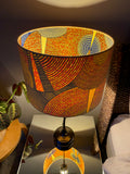 Double-sided ‘Circle In The Sand’ Ankara print lampshade