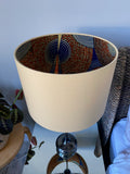 Double-sided ‘Circle In The Sand’ Ankara print lampshade