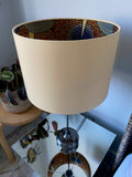 Double-sided ‘Circle In The Sand’ Ankara print lampshade