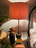 Double-sided ‘Stella Vittoriana’ Japanese Asanoha print lampshade