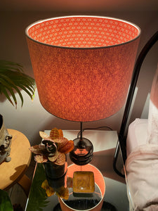 Double-sided ‘Stella Vittoriana’ Japanese Asanoha print lampshade