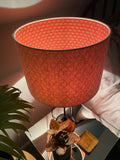 Double-sided ‘Stella Vittoriana’ Japanese Asanoha print lampshade