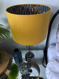 Double-sided ‘Liquorice Allsorts’ Ankara print lampshade