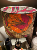 Double-sided ‘Evening in Amsterdam’ Ankara print lampshade