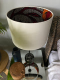 Double-sided ‘Evening in Amsterdam’ Ankara print lampshade