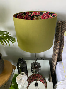 Double-sided ‘Goodnight Rose’ Ankara print lampshade