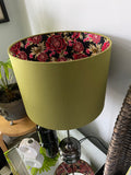 Double-sided ‘Goodnight Rose’ Ankara print lampshade