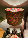 Double-sided ‘Goodnight Rose’ Ankara print lampshade
