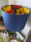 Double-sided ‘Madame Capucine’ Ankara print lampshade