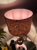 double-sided ‘an awesome wave’ japanese cotton lampshade