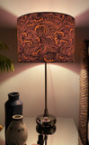 double-sided ‘an awesome wave’ japanese cotton lampshade