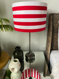 double-sided ‘summer duel’ gingham lampshade