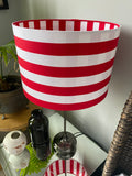 double-sided ‘summer duel’ gingham lampshade
